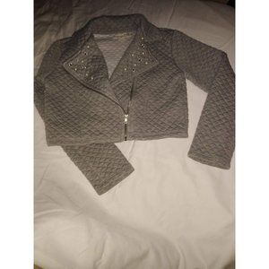 Grey Knit Works  Jacket Kids size 7